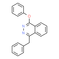 ChemSpider 2D Image | 1-Benzyl-4-phenoxyphthalazine | C21H16N2O