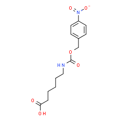 ChemSpider 2D Image | 6-({[(4-Nitrobenzyl)oxy]carbonyl}amino)hexanoic acid | C14H18N2O6