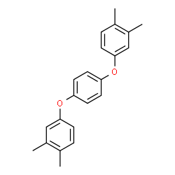 ChemSpider 2D Image | 1,1'-[1,4-Phenylenebis(oxy)]bis(3,4-dimethylbenzene) | C22H22O2