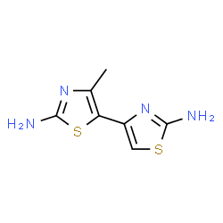 ChemSpider 2D Image | 4'-Methyl-4,5'-bi-1,3-thiazole-2,2'-diamine | C7H8N4S2