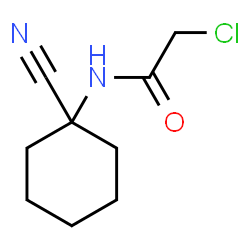 ChemSpider 2D Image | 2-Chlor-N-(1-cyancyclohexyl)acetamid | C9H13ClN2O