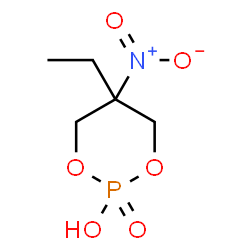 ChemSpider 2D Image | 5-Ethyl-5-nitro-1,3,2-dioxaphosphinan-2-ol 2-oxide | C5H10NO6P