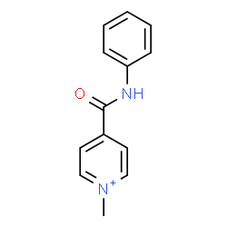 ChemSpider 2D Image | 1-Methyl-4-(phenylcarbamoyl)pyridinium | C13H13N2O