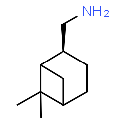 ChemSpider 2D Image | 1-[(2S)-6,6-Dimethylbicyclo[3.1.1]hept-2-yl]methanamine | C10H19N