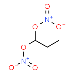 ChemSpider 2D Image | 1,1-Propanediyl dinitrate | C3H6N2O6