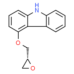 ChemSpider 2D Image | (R)-(-)-4-(2,3-EPOXYPROPOXY)CARBAZOLE | C15H13NO2