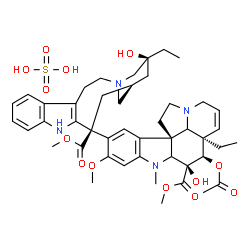 ChemSpider 2D Image | (2xi,2'beta,19xi)-Vincaleukoblastine sulfate (1:1) | C46H60N4O13S
