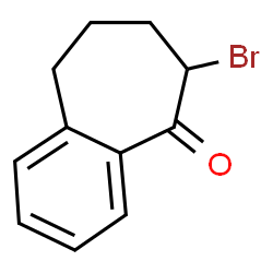 ChemSpider 2D Image | 6-Bromo-6,7,8,9-tetrahydro-5H-benzo[7]annulen-5-one | C11H11BrO
