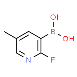 ChemSpider 2D Image | 2-Fluoro-5-methylpyridine-3-boronic acid | C6H7BFNO2