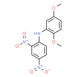ChemSpider 2D Image | N-(2,5-Dimethoxyphenyl)-2,4-dinitroaniline | C14H13N3O6
