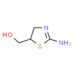 ChemSpider 2D Image | (2-Amino-4,5-dihydro-1,3-thiazol-5-yl)methanol | C4H8N2OS