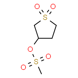 ChemSpider 2D Image | 1,1-Dioxidotetrahydro-3-thiophenyl methanesulfonate | C5H10O5S2