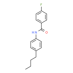 ChemSpider 2D Image | N-(4-Butylphenyl)-4-fluorobenzamide | C17H18FNO