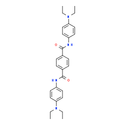 ChemSpider 2D Image | N,N'-Bis[4-(diethylamino)phenyl]terephthalamide | C28H34N4O2