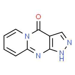 ChemSpider 2D Image | Pyrazolo[3,4-d]pyrido[1,2-a]pyrimidin-4(1H)-one | C9H6N4O