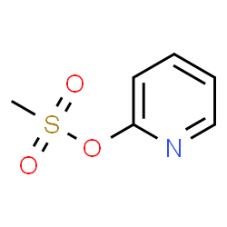 ChemSpider 2D Image | 2-Pyridinyl methanesulfonate | C6H7NO3S