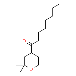 ChemSpider 2D Image | 1-(2,2-Dimethyltetrahydro-2H-pyran-4-yl)-1-octanone | C15H28O2