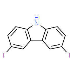 ChemSpider 2D Image | 3,6-Diiodo-9H-carbazole | C12H7I2N