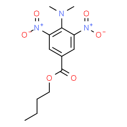 ChemSpider 2D Image | Butyl 4-(dimethylamino)-3,5-dinitrobenzoate | C13H17N3O6