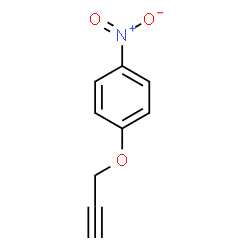 ChemSpider 2D Image | 1-Nitro-4-prop-2-ynyloxy-benzene | C9H7NO3