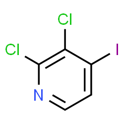 ChemSpider 2D Image | 2,3-Dichloro-4-iodopyridine | C5H2Cl2IN