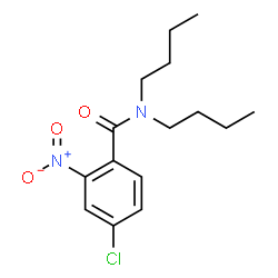 ChemSpider 2D Image | N,N-Dibutyl-4-chloro-2-nitrobenzamide | C15H21ClN2O3