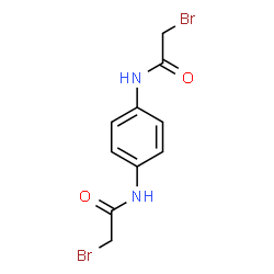 ChemSpider 2D Image | N,N'-1,4-Phenylenebis(2-bromoacetamide) | C10H10Br2N2O2