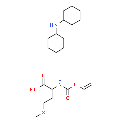 ChemSpider 2D Image | N-[(Vinyloxy)carbonyl]methionine - N-cyclohexylcyclohexanamine (1:1) | C20H36N2O4S