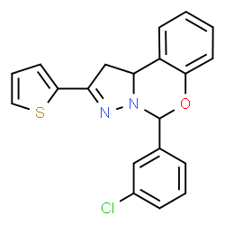 ChemSpider 2D Image | MFCD01542744 | C20H15ClN2OS