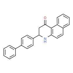 ChemSpider 2D Image | 3-Biphenyl-4-yl-3,4-dihydro-2H-benzo[f]quinolin-1-one | C25H19NO