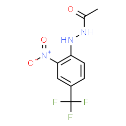 ChemSpider 2D Image | N'-[2-Nitro-4-(trifluoromethyl)phenyl]acetohydrazide | C9H8F3N3O3