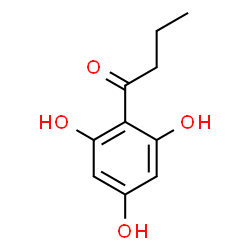 ChemSpider 2D Image | 1-(2,4,6-Trihydroxyphenyl)-1-butanone | C10H12O4