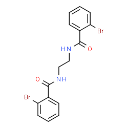 ChemSpider 2D Image | N,N'-1,2-Ethanediylbis(2-bromobenzamide) | C16H14Br2N2O2