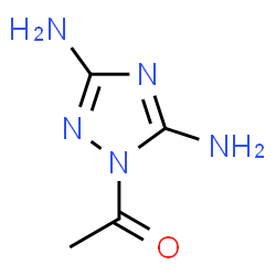 ChemSpider 2D Image | 1-(3,5-Diamino-1H-1,2,4-triazol-1-yl)ethanone | C4H7N5O