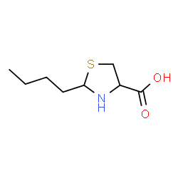 ChemSpider 2D Image | 2-butylthiazolidine-4-carboxylic acid | C8H15NO2S