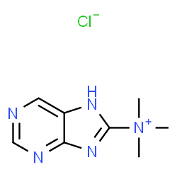 ChemSpider 2D Image | 6-PURINYLTRIMETHYLAMMONIUM CHLORIDE | C8H12ClN5