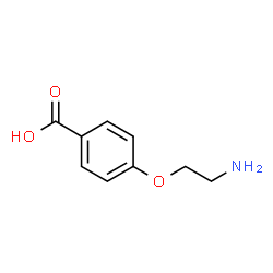 ChemSpider 2D Image | 4-(2-Aminoethoxy)benzoic acid | C9H11NO3