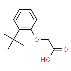 ChemSpider 2D Image | O-T-BUTYLPHENOXYACETIC ACID | C12H16O3