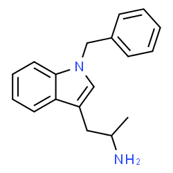 ChemSpider 2D Image | 1-(1-benzylindol-3-yl)propan-2-amine | C18H20N2