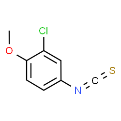 ChemSpider 2D Image | 2-Chloro-4-isothiocyanato-1-methoxybenzene | C8H6ClNOS