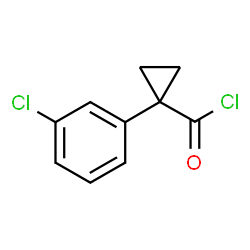 ChemSpider 2D Image | 1-(3-Chlorophenyl)cyclopropanecarbonyl chloride | C10H8Cl2O