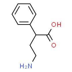 ChemSpider 2D Image | 4-Amino-2-phenylbutanoic acid | C10H13NO2