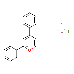 ChemSpider 2D Image | 2,4-Diphenylpyrylium tetrafluoroborate | C17H13BF4O