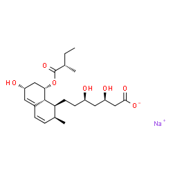 ChemSpider 2D Image | 6-EPI-PRAVASTATIN SODIUM | C23H35NaO7