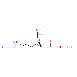 ChemSpider 2D Image | N~2~-Acetyl-L-arginine hydrate (1:1) | C8H18N4O4