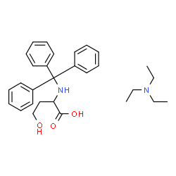 ChemSpider 2D Image | N-Tritylhomoserine - N,N-diethylethanamine (1:1) | C29H38N2O3