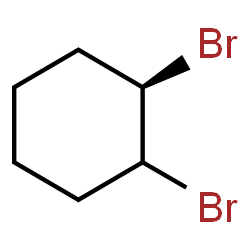 ChemSpider 2D Image | (1R)-1,2-Dibromocyclohexane | C6H10Br2
