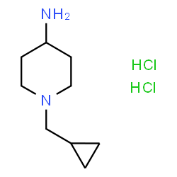 ChemSpider 2D Image | 1-(Cyclopropylmethyl)-4-piperidinamine dihydrochloride | C9H20Cl2N2
