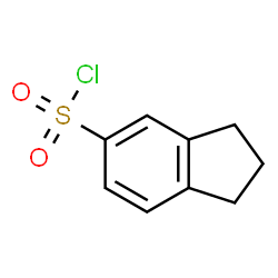 ChemSpider 2D Image | 5-Indanesulfonyl chloride | C9H9ClO2S