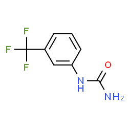 ChemSpider 2D Image | (3-Trifluoromethylphenyl)urea | C8H7F3N2O